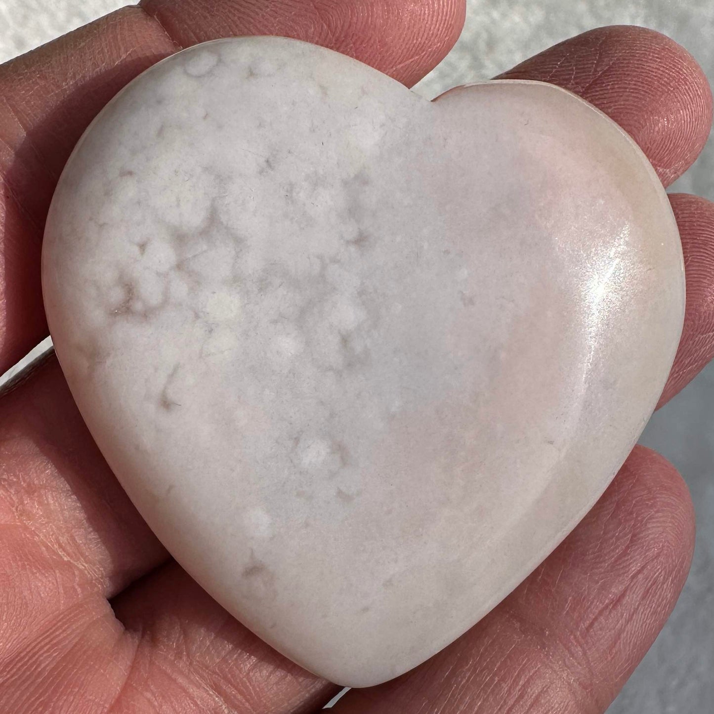 Natural Agate Heart Carving, Agate Carving