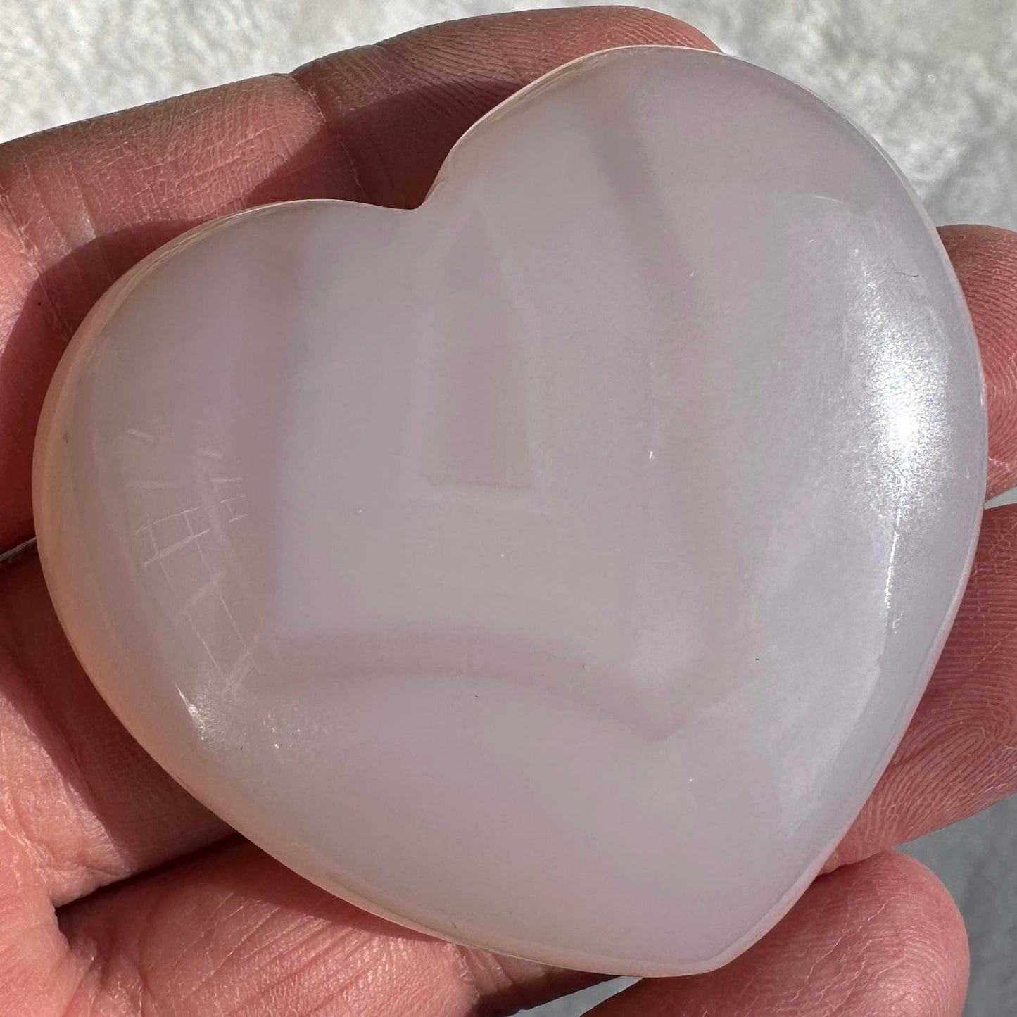 Natural Agate Heart Carving, Agate Carving