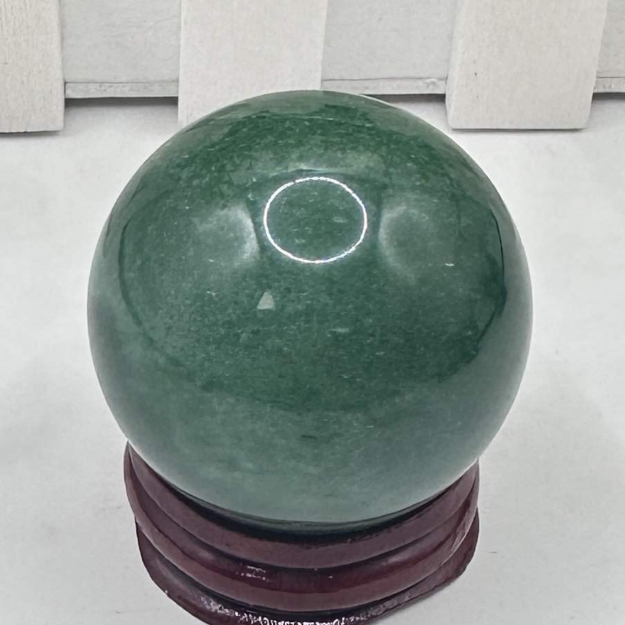 Green Aventurine Mini Sphere, Natural Aventurine Crystal Orb, Polished Green Aventurine Crystal Ball, Pocket Sphere