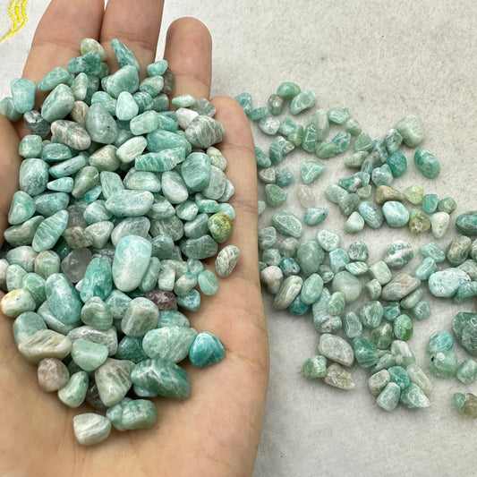 Natural Amazonite Crystal Chips, Amazonite Gemstone Chips