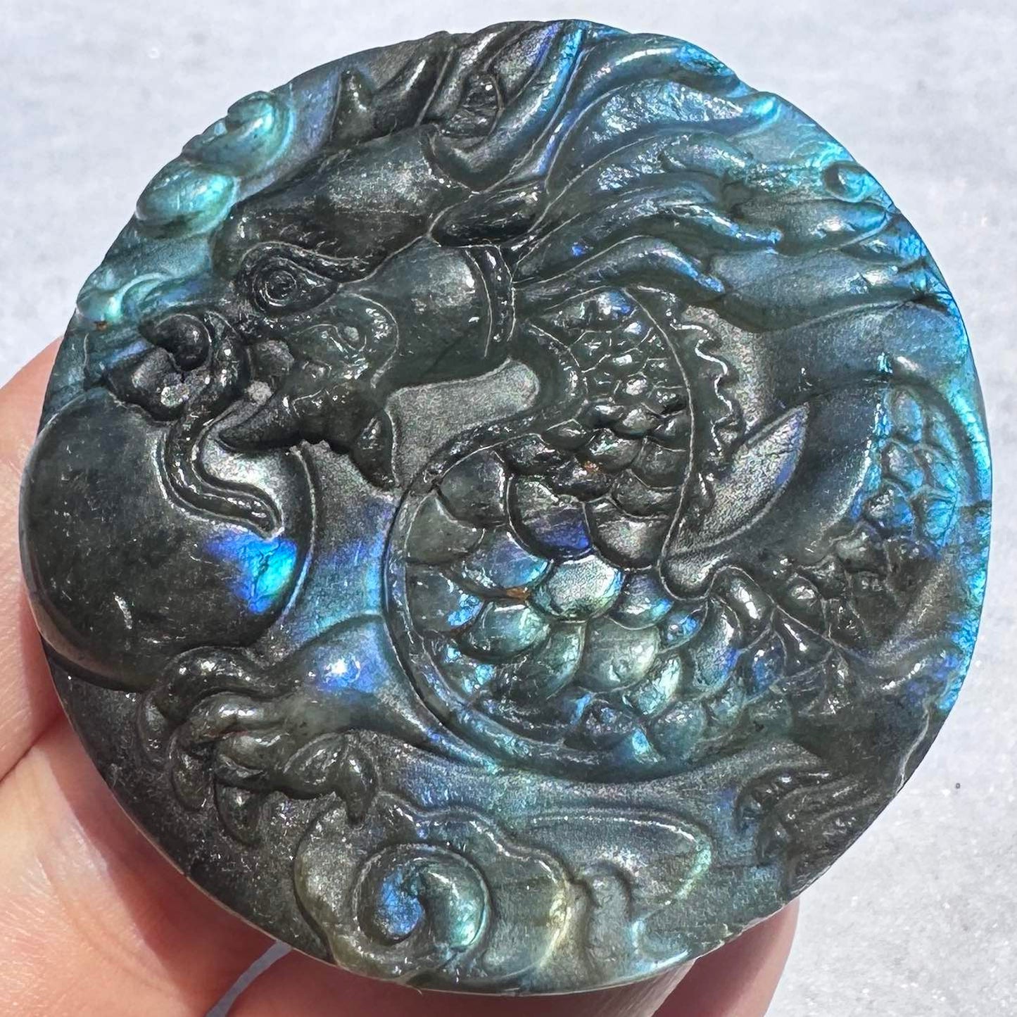 Natural Labradorite Dragon Carvings with Glow, 2 Styles, Labradorite Animal Sculptures, Dragon Sculptures