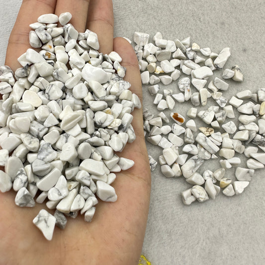 Natural Howlite Crystal Chips, Howlite Gemstone Chips