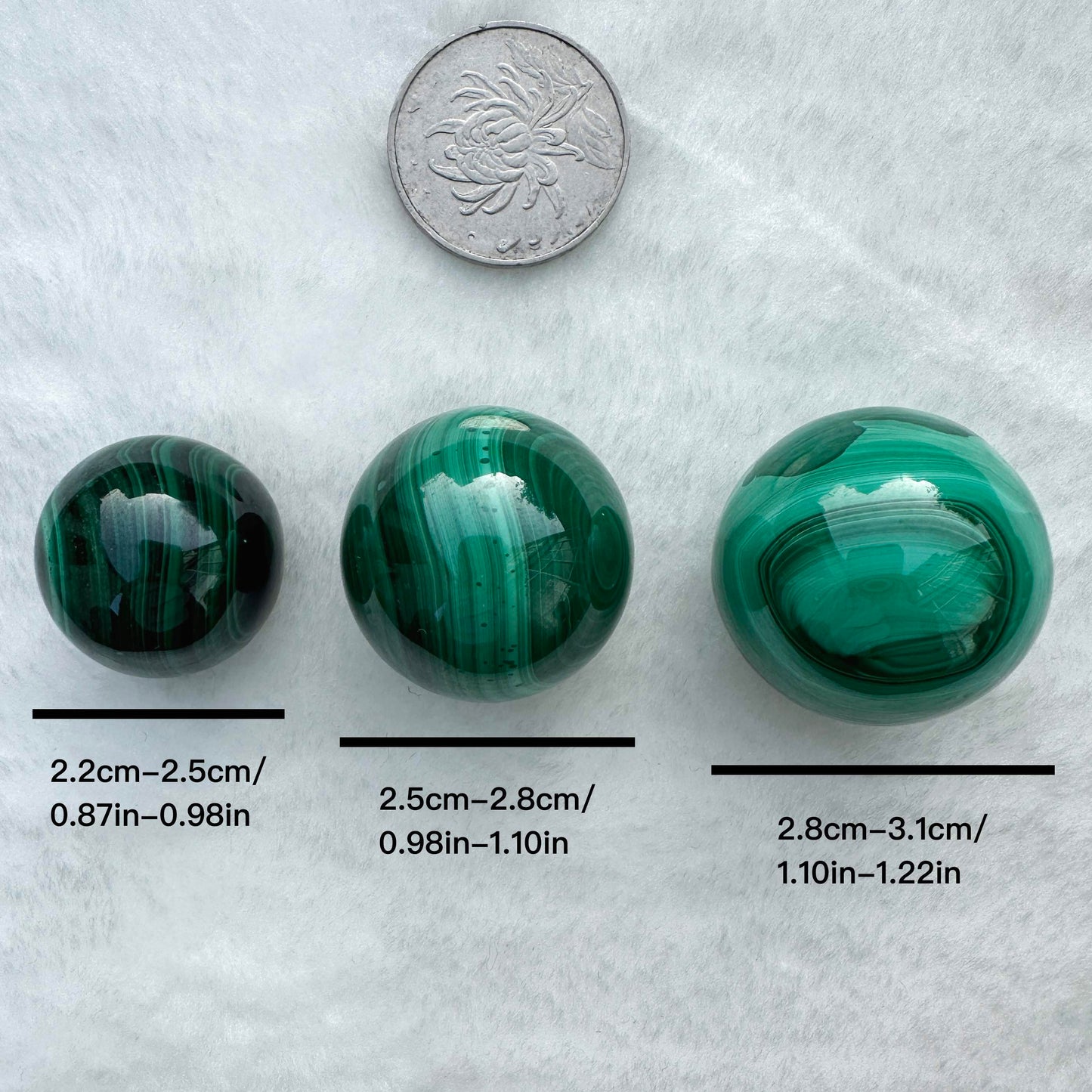 Nature Malachite Mini Spheres,  High Quality Malachite Crystal Balls, Malachite Orb, Gemstone Sphere