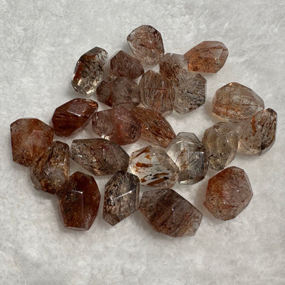 Rare Multi-Colored Rutile Quartz, Super Clear Crystal with Multi-Colored Rutile Inclusions