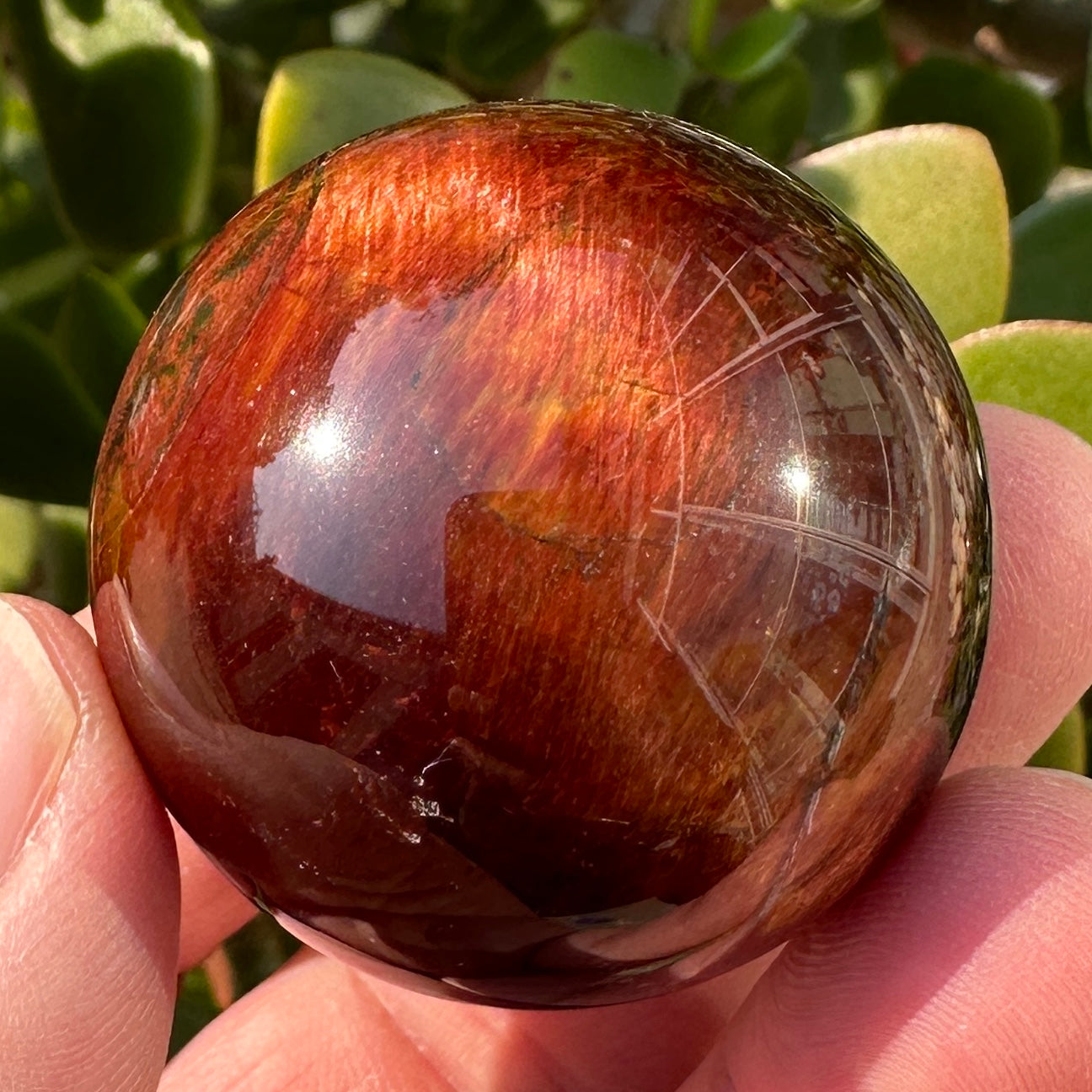 Red Tiger Eye Crystal Ball, Multiple Sizes Red Tiger Eye Mini Sphere