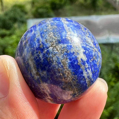 Nature Lapis Lazuli Mini Sphere, Multiple Sizes Lapis Lazuli balls, Royal Blue Gemstone Sphere