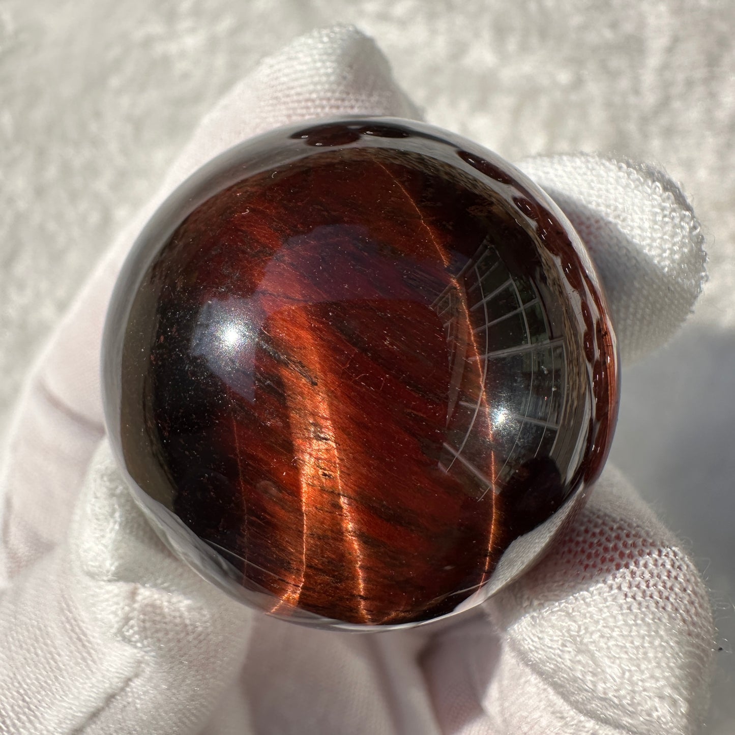 Red Tiger Eye Crystal Ball, Multiple Sizes Red Tiger Eye Mini Sphere