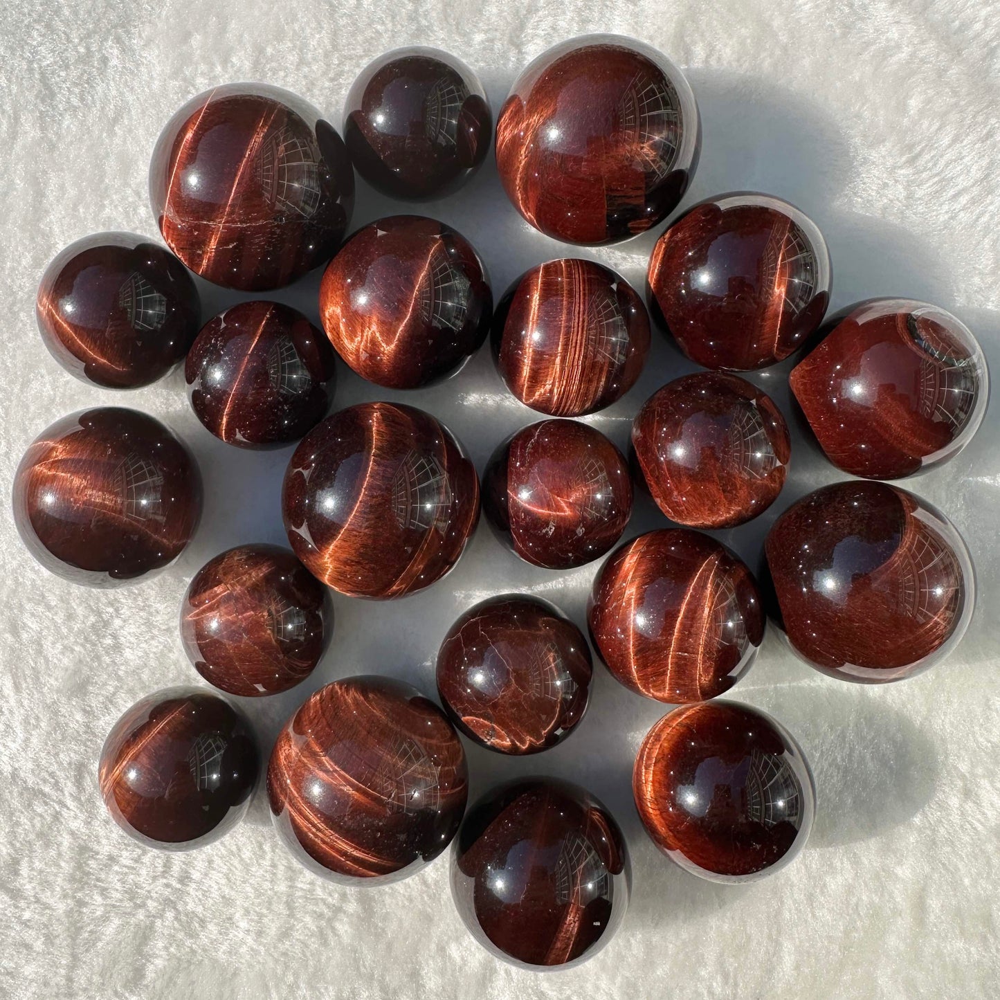 Red Tiger Eye Crystal Ball, Multiple Sizes Red Tiger Eye Mini Sphere