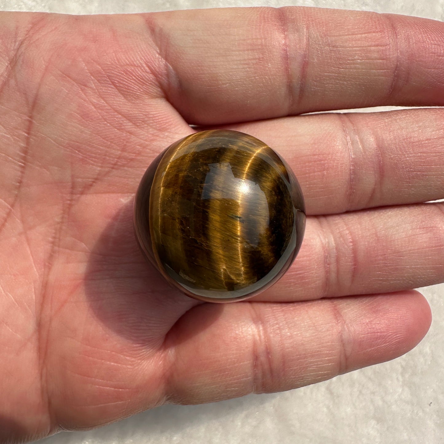 Golden Tiger Eye Ball, Natural Tiger's Eye Mini Sphere