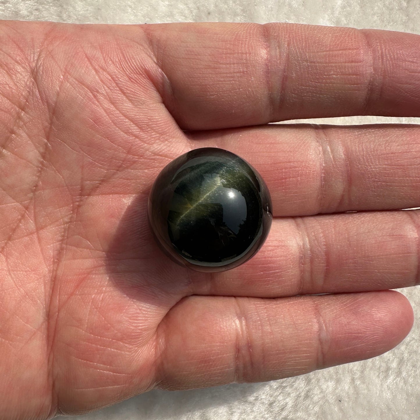 Natural Golden Blue Tiger Eye Crystal Ball, Multiple Sizes Yellow Blue Tiger Eye Mini Sphere