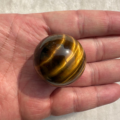 Golden Tiger Eye Ball, Natural Tiger's Eye Mini Sphere