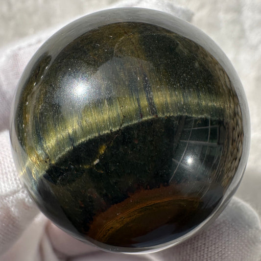 Natural Golden Blue Tiger Eye Crystal Ball, Multiple Sizes Yellow Blue Tiger Eye Mini Sphere