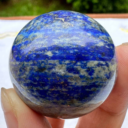 Nature Lapis Lazuli Mini Sphere, Multiple Sizes Lapis Lazuli balls, Royal Blue Gemstone Sphere