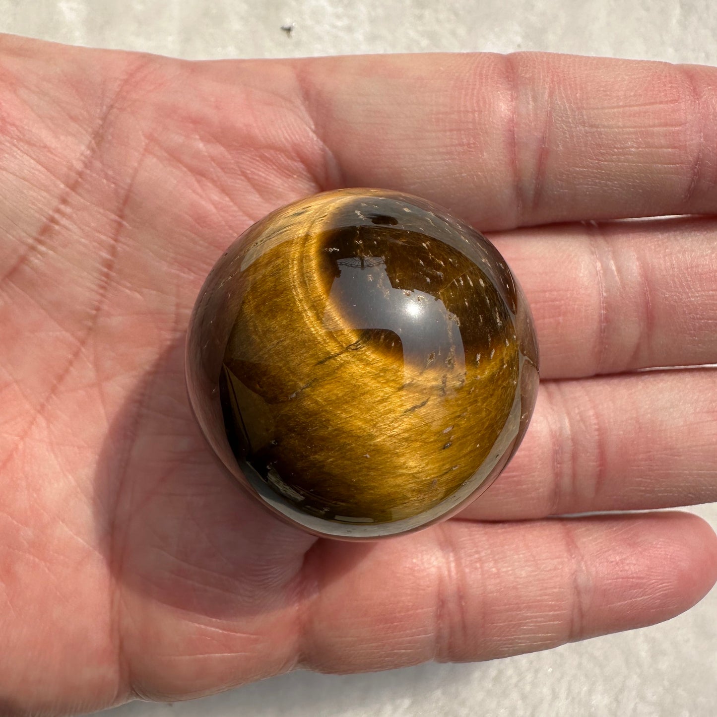 Golden Tiger Eye Ball, Natural Tiger's Eye Mini Sphere