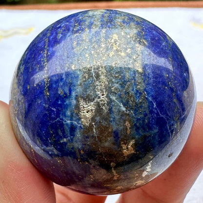 Nature Lapis Lazuli Mini Sphere, Multiple Sizes Lapis Lazuli balls, Royal Blue Gemstone Sphere