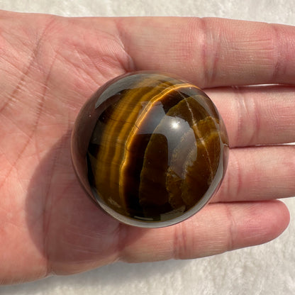 Golden Tiger Eye Ball, Natural Tiger's Eye Mini Sphere