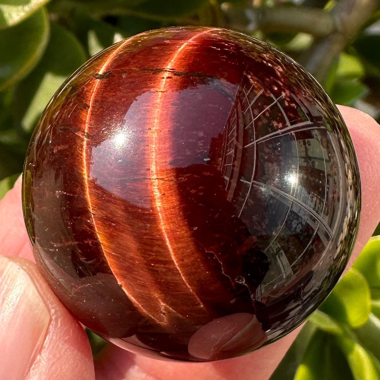 Red Tiger Eye Crystal Ball, Multiple Sizes Red Tiger Eye Mini Sphere