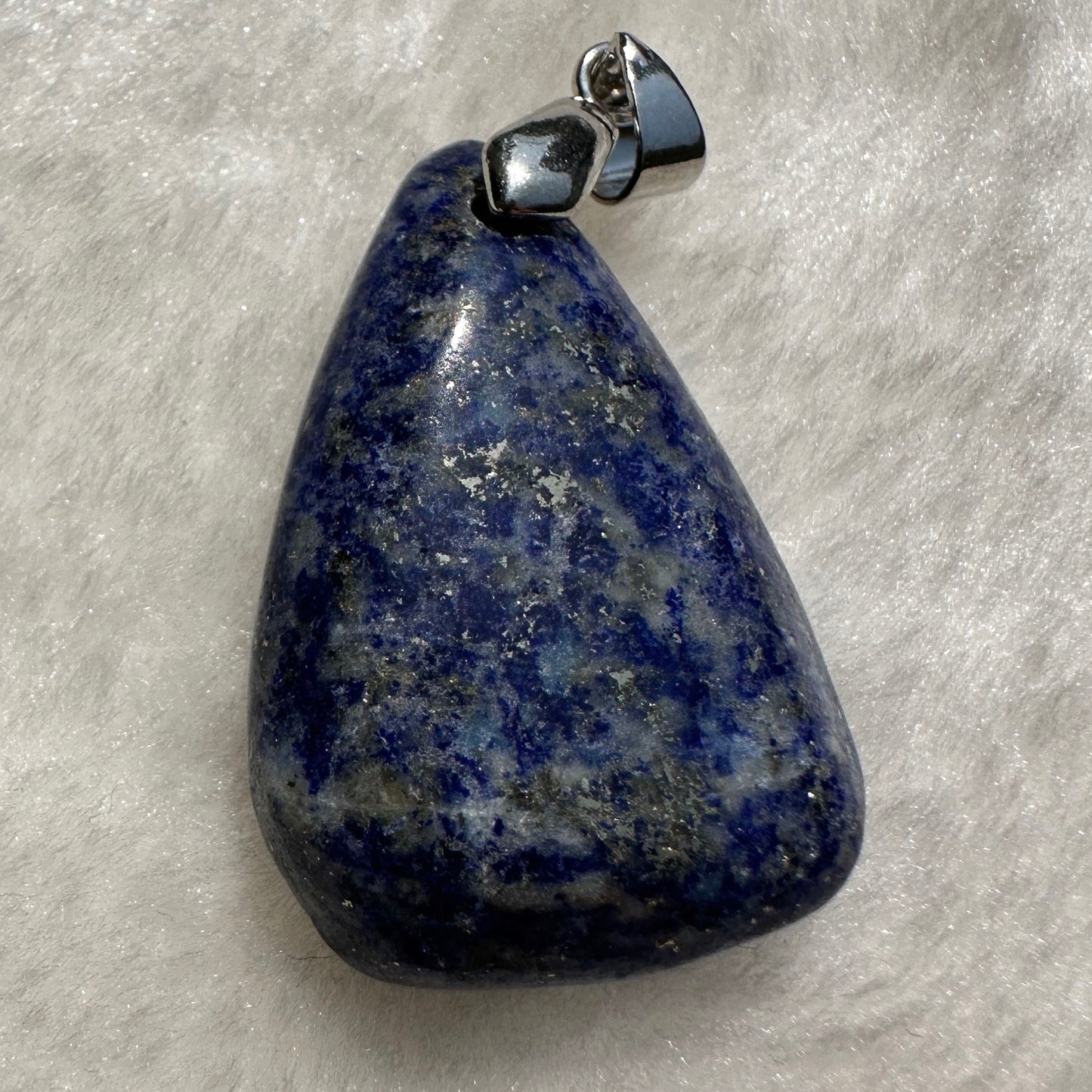 Natural Lapis Lazuli Droplet Pendant, 2.2-3.5cm/0.87-1.38in Royal Blue Gemstone Tear Drop