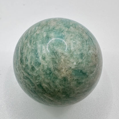 Natural Amazonite Mini Sphere, 3.2-3.7cm/1.26-1.46in Amazonite Crystal Ball, Small Orb, Crystal Sphere