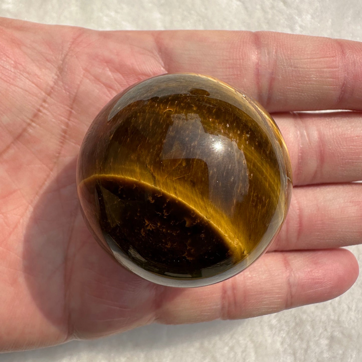 Golden Tiger Eye Ball, Natural Tiger's Eye Mini Sphere