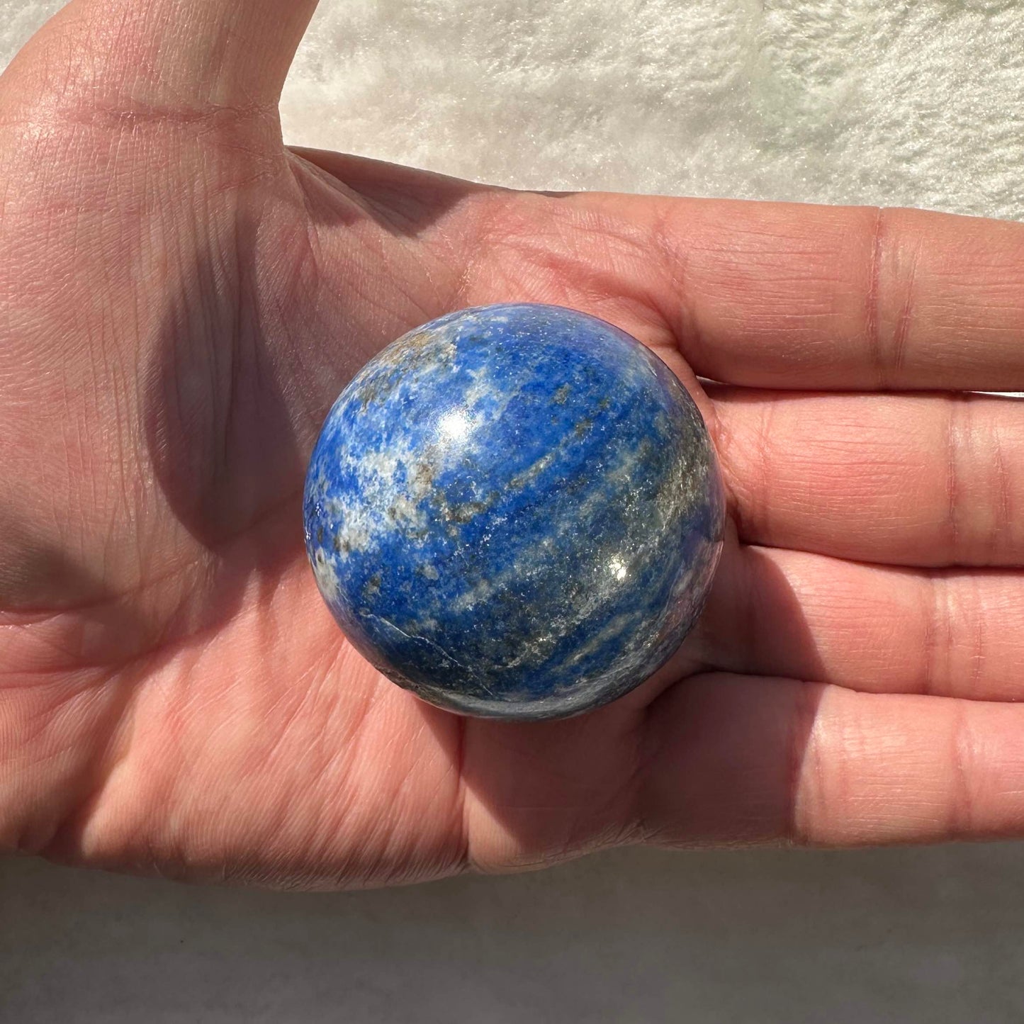 Nature Lapis Lazuli Mini Sphere, Multiple Sizes Lapis Lazuli balls, Royal Blue Gemstone Sphere