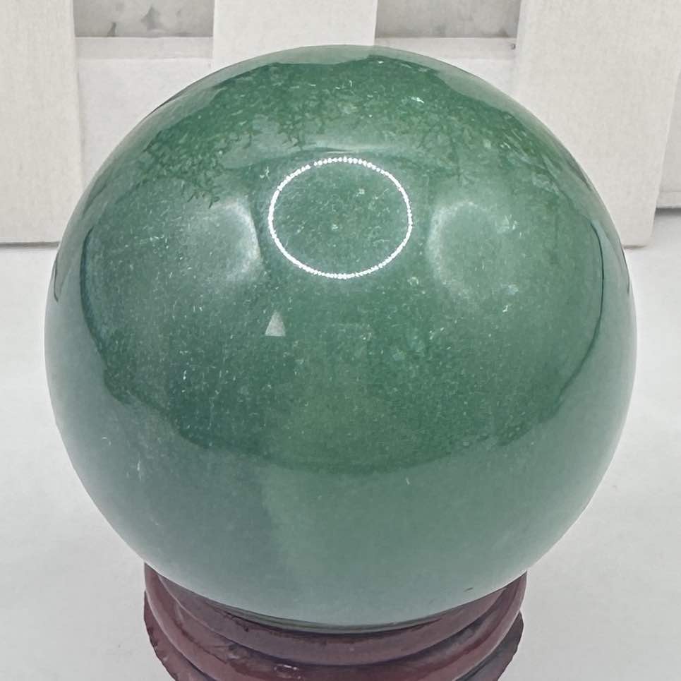 Green Aventurine Mini Sphere, Natural Aventurine Crystal Orb, Polished Green Aventurine Crystal Ball, Pocket Sphere