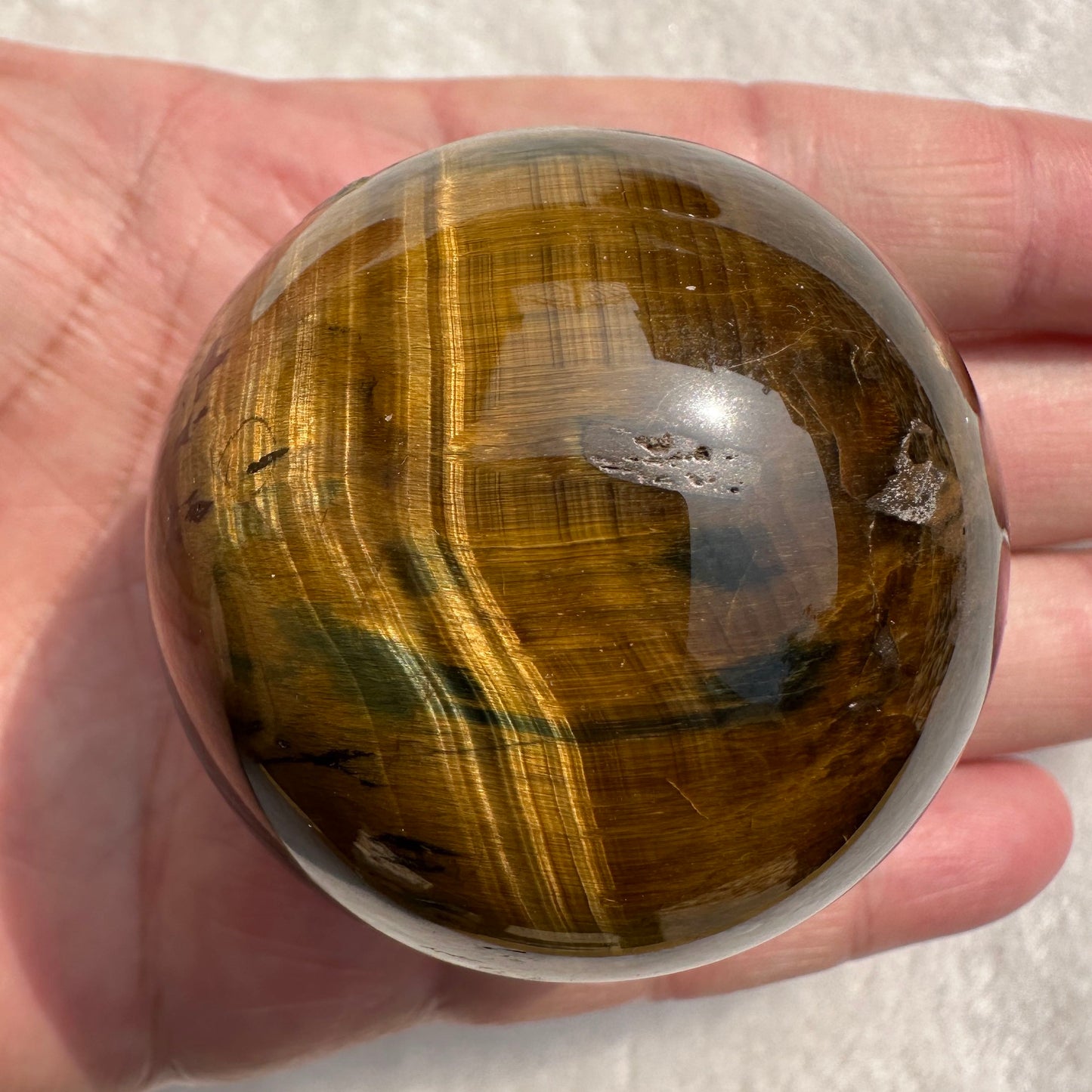 Golden Tiger Eye Ball, Natural Tiger's Eye Mini Sphere