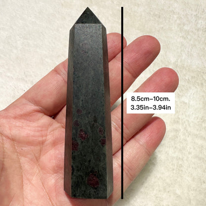 Natural Garnet Crystal Point, 8.5-10cm/3.35-3.94in Tall Garnet Crystal Tower, Garnet Healing Wand