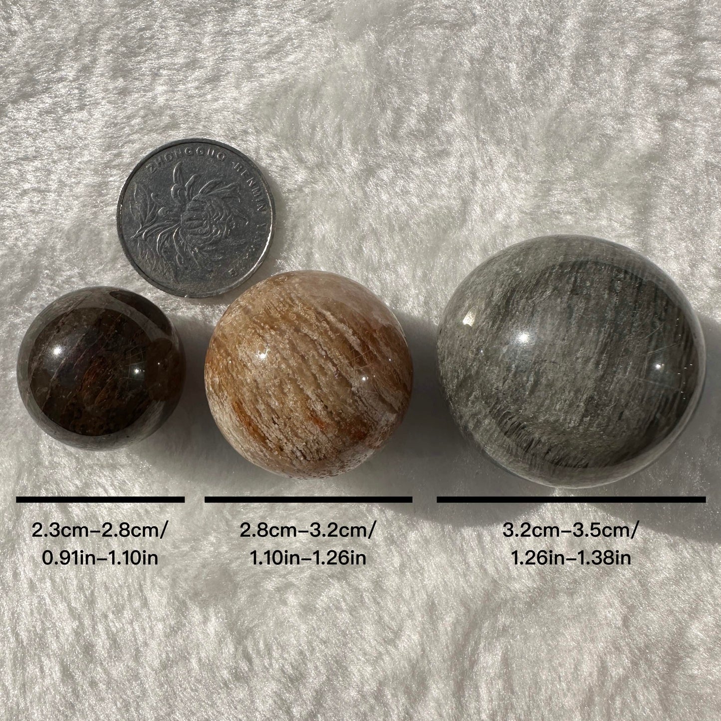 Nature Garden Quartz Mini Spheres, Lodolite Quartz Crystal Sphere, Thousand Layers Phantom Crystal Ball, Scenic Quartz, Landscape Quartz