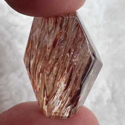 Rare Multi-Colored Rutile Quartz, Super Clear Crystal with Multi-Colored Rutile Inclusions