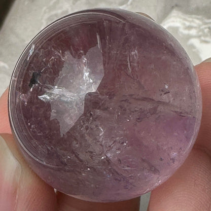 Natural Amethyst Mini Sphere, Different Sizes and Quality; Translucent Amethyst Crystal Sphere, Small Amethyst Orb, High-quality Crystal Ball, Gemstone Sphere