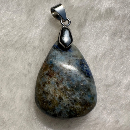 Natural Lapis Lazuli Droplet Pendant, 2.2-3.5cm/0.87-1.38in Royal Blue Gemstone Tear Drop