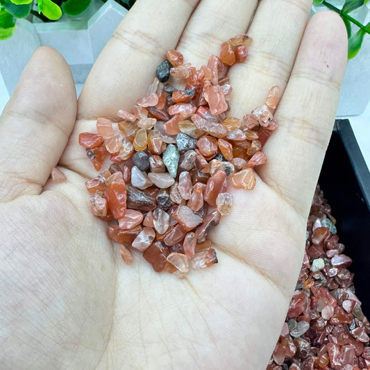 Natural Red Agate Crystal Chips, Red Agate Gemstone Chips