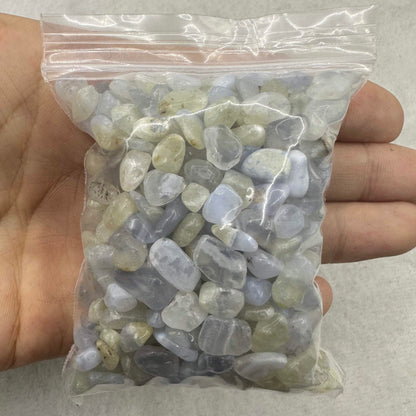 Natural Blue Chalcedony Crystal Chips, Blue Chalcedony Gemstone Chips