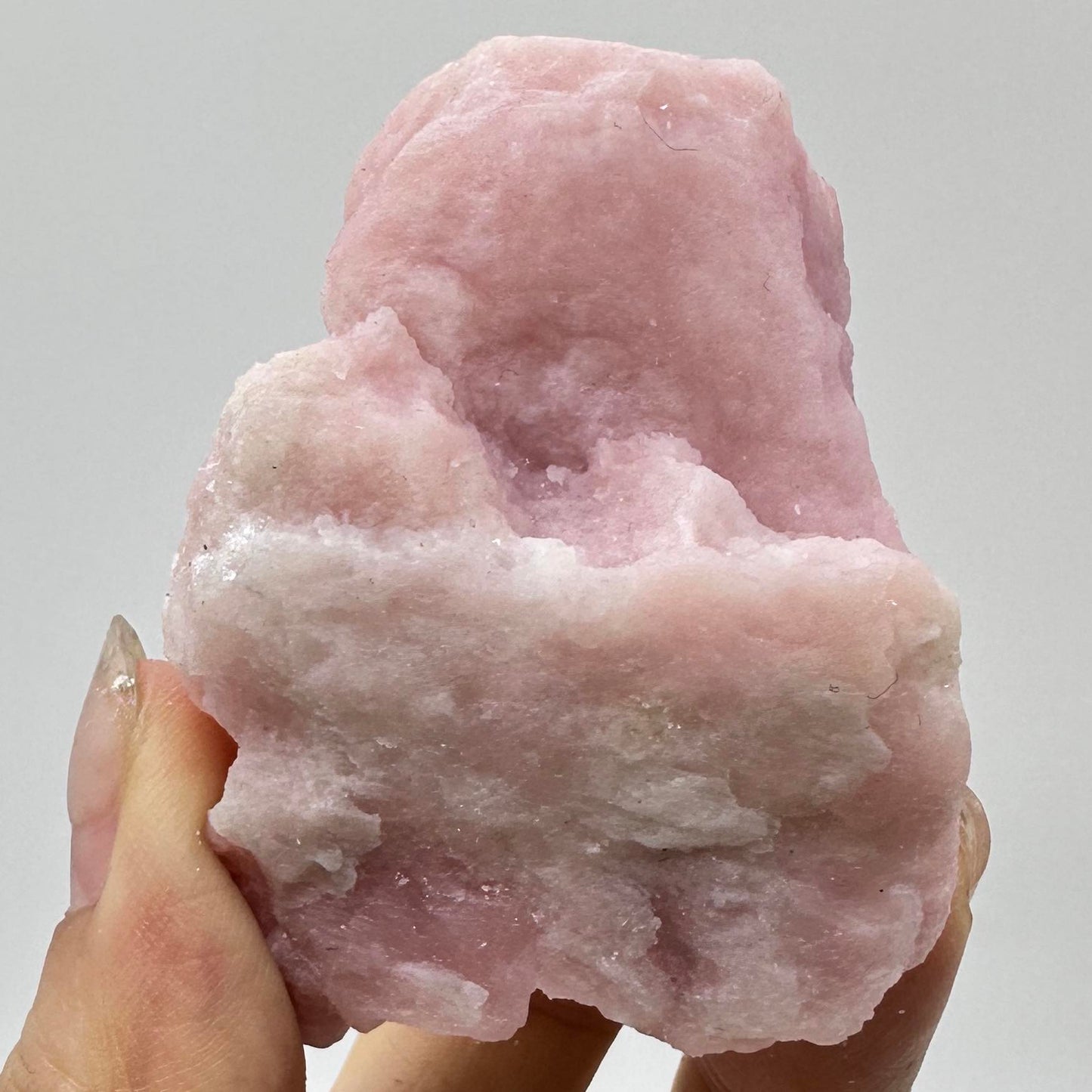 Nature Pink Opal Raw Stones, Unpolished Pink Opal Chunks, Crystal Specimen