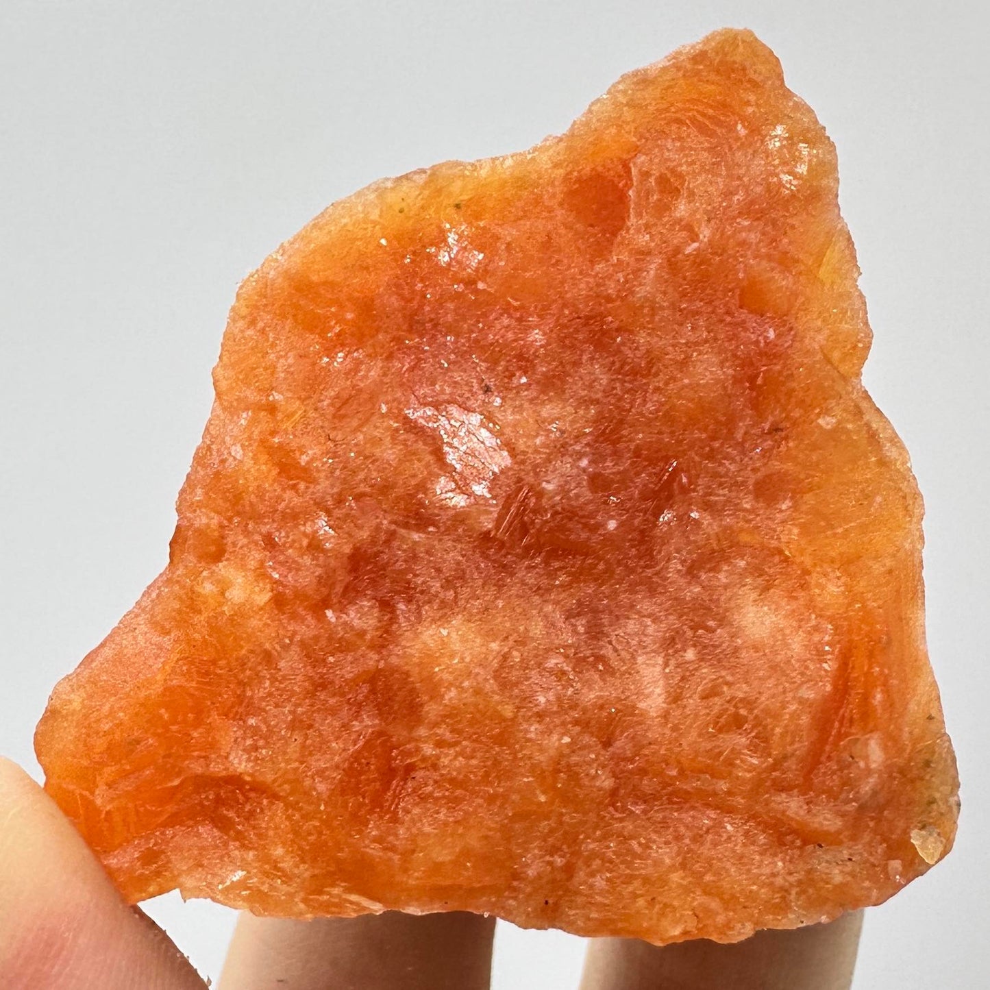 Nature Orange Sunstone Raw Stones, Unpolished Orange Sunstone Chunks, Crystal Specimen