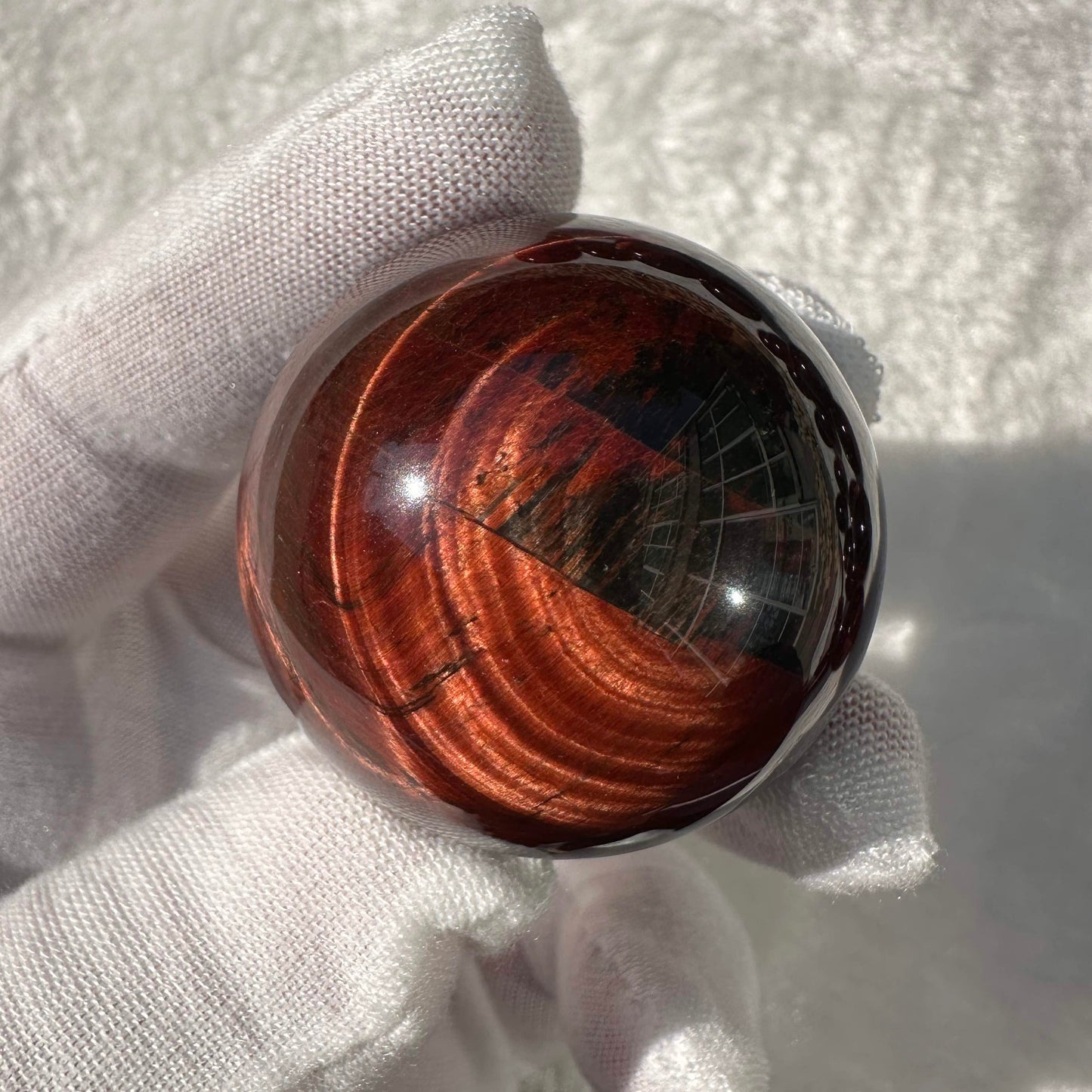 Red Tiger Eye Crystal Ball, Multiple Sizes Red Tiger Eye Mini Sphere